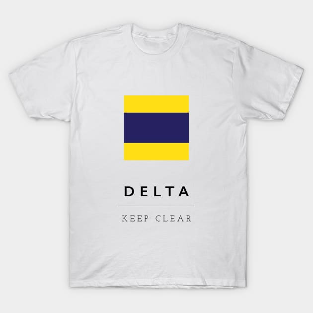 Delta: ICS Flag Semaphore T-Shirt by calebfaires